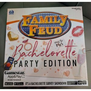 NIB Family Feud Bachelorette Party Edition Board Game Survey Showdown